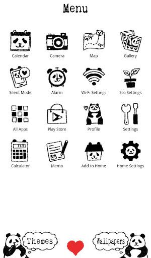 Panda Face wallpaper - Image screenshot of android app