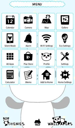Panda Kid Theme +HOME - Image screenshot of android app