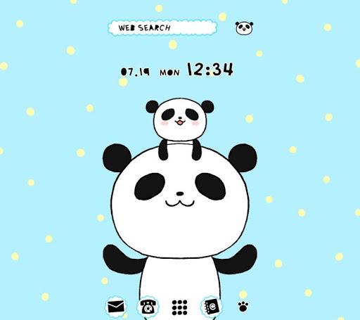 Panda Kid Theme +HOME - عکس برنامه موبایلی اندروید