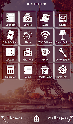 Paris in Autumn Theme - Image screenshot of android app