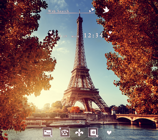 Paris in Autumn Theme - Image screenshot of android app