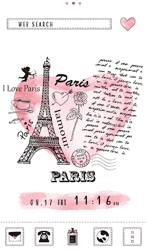 Paris Love Theme - عکس برنامه موبایلی اندروید