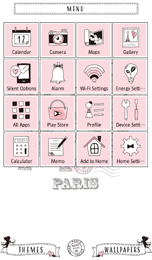 Paris Love Theme - عکس برنامه موبایلی اندروید