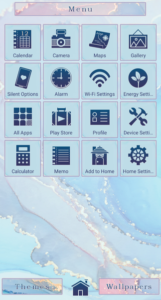Pastel Marble Theme +HOME - Image screenshot of android app