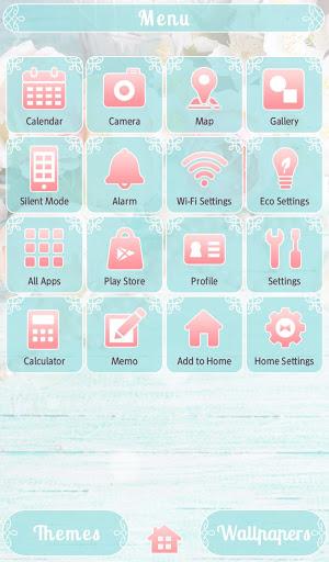 Pastel Floral Theme +HOME - عکس برنامه موبایلی اندروید