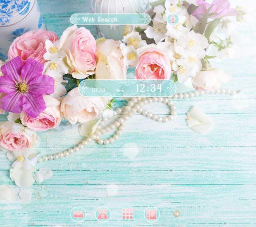 Pastel Floral Theme +HOME - عکس برنامه موبایلی اندروید