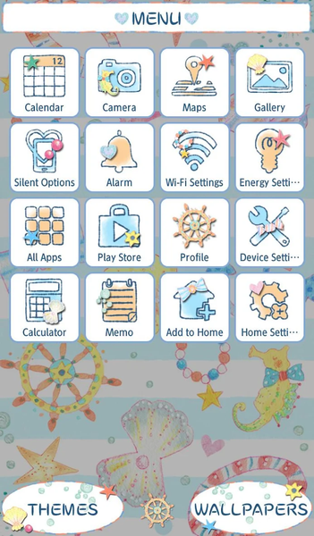 Cute Theme-Marine Pastels- - Image screenshot of android app