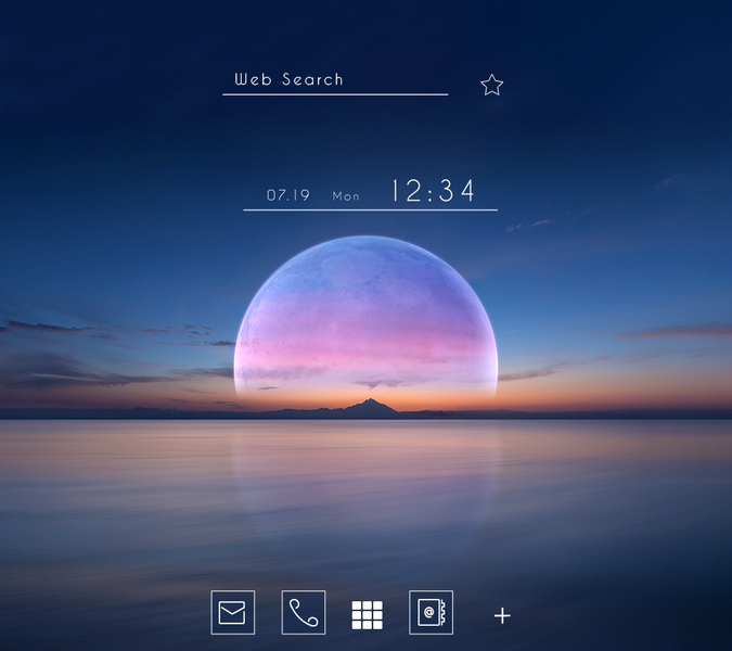 Dreamy Planet Theme +HOME - Image screenshot of android app