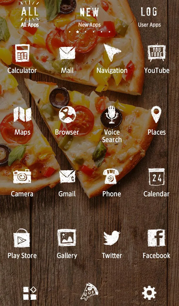 Stylish wallpaper-Pizza Time!- - عکس برنامه موبایلی اندروید