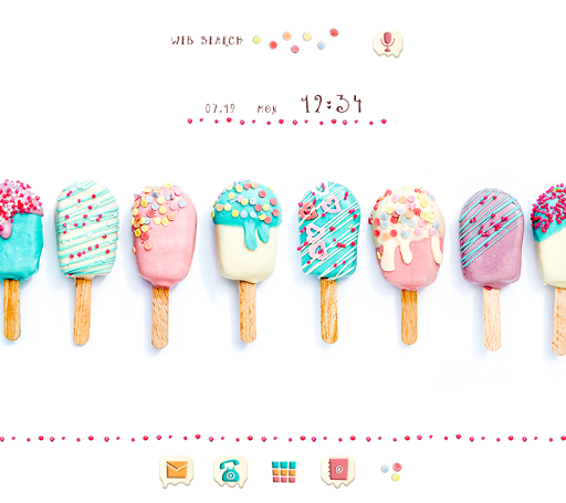 Pop Popsicles Theme - عکس برنامه موبایلی اندروید