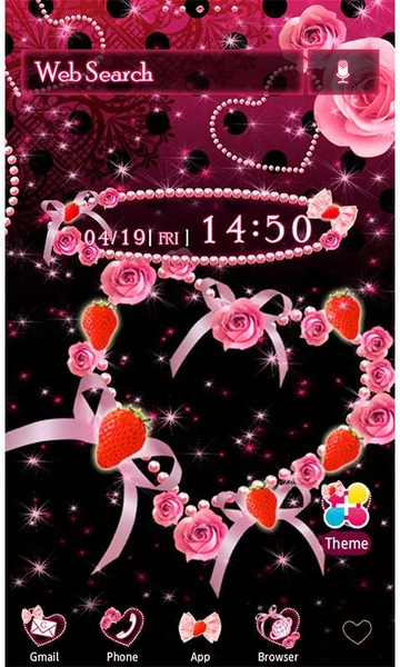 Decor strawberries Wallpaper - Image screenshot of android app