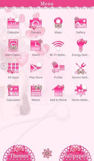 Princess Kitty Theme +HOME - Image screenshot of android app