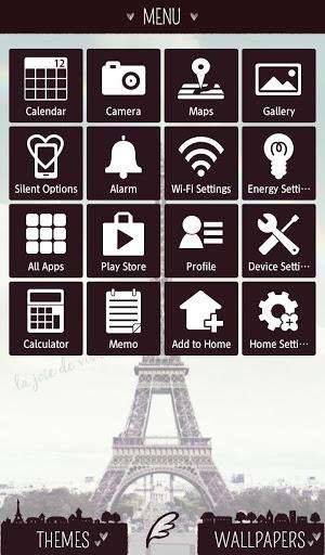 Wallpaper Rainbow Eiffel Theme - عکس برنامه موبایلی اندروید
