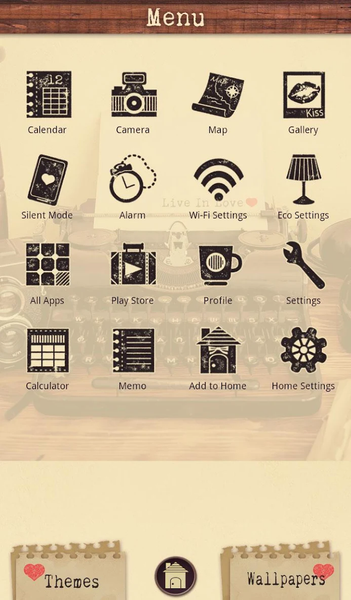 Retro  Wallpaper-Typewriter- - عکس برنامه موبایلی اندروید