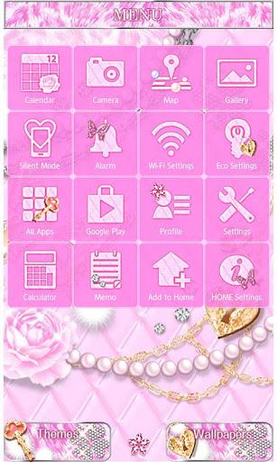 Royal Pink Wallpaper Theme - Image screenshot of android app