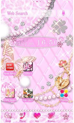 Royal Pink Wallpaper Theme - Image screenshot of android app