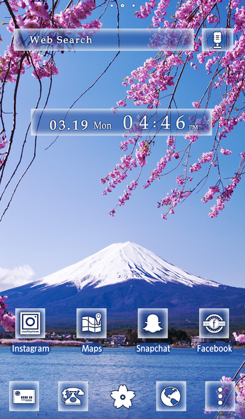Chery Blossoms & Mt. Fuji - عکس برنامه موبایلی اندروید