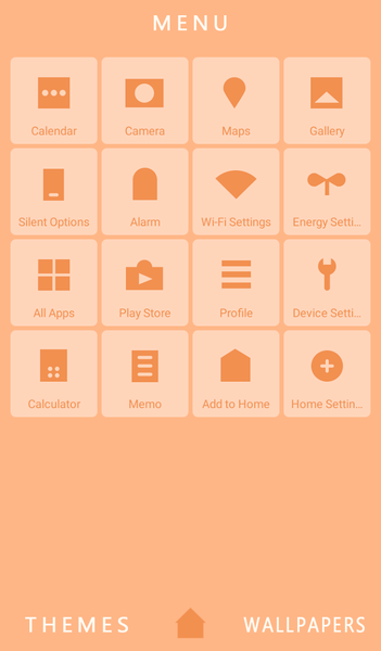 Simple Pastel Color (Apricot) - Image screenshot of android app
