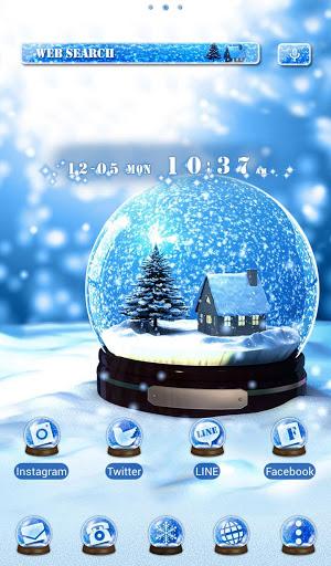 Snow Globe Theme +HOME - عکس برنامه موبایلی اندروید