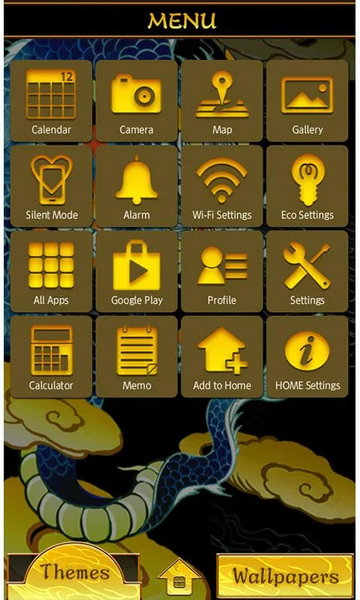Indigo Blue Dragon Wallpaper - Image screenshot of android app