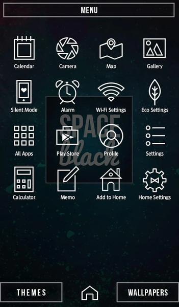 SPACE BLACK Wallpaper - Image screenshot of android app