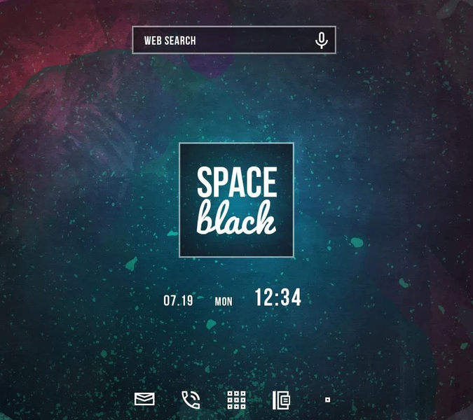 SPACE BLACK Wallpaper - Image screenshot of android app