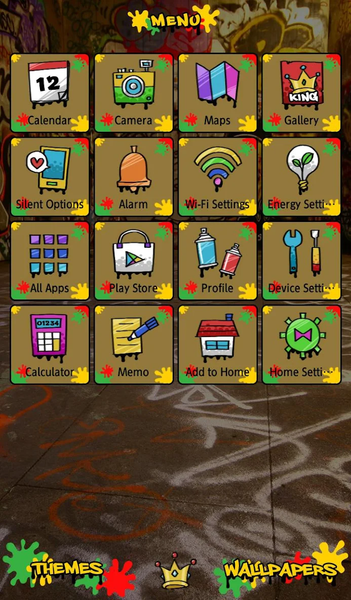 Graffiti Theme +HOME - Image screenshot of android app