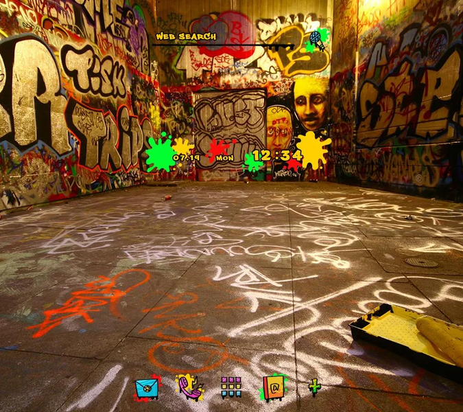 Graffiti Theme +HOME - Image screenshot of android app