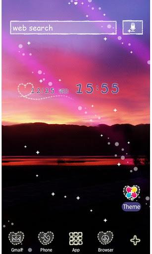 Sky Wallpaper Love Sunrise - Image screenshot of android app