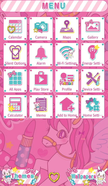 SUPER KAWAII! Theme +HOME - Image screenshot of android app