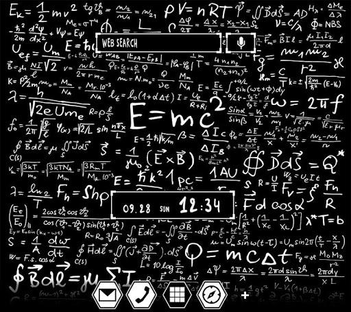 E=mc2 Algorithm Theme - Image screenshot of android app