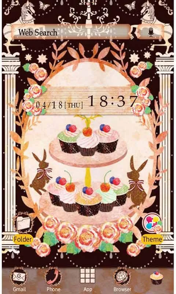 Sweet carousel Wallpaper Theme - عکس برنامه موبایلی اندروید