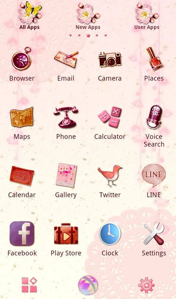 Colorful Theme Precious Pinks - عکس برنامه موبایلی اندروید