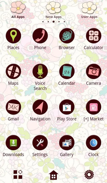 Cute Theme-Poppy Field- - Image screenshot of android app