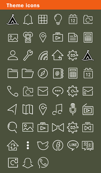 Bonfire Theme +HOME - عکس برنامه موبایلی اندروید