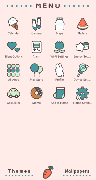 Boba Bunny Theme +HOME - Image screenshot of android app