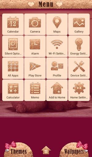 Teddy Bear Couple Theme +HOME - Image screenshot of android app