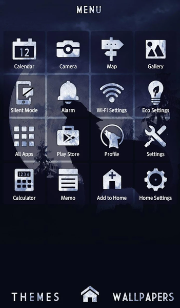 Moonlight Wolf Wallpaper - عکس برنامه موبایلی اندروید