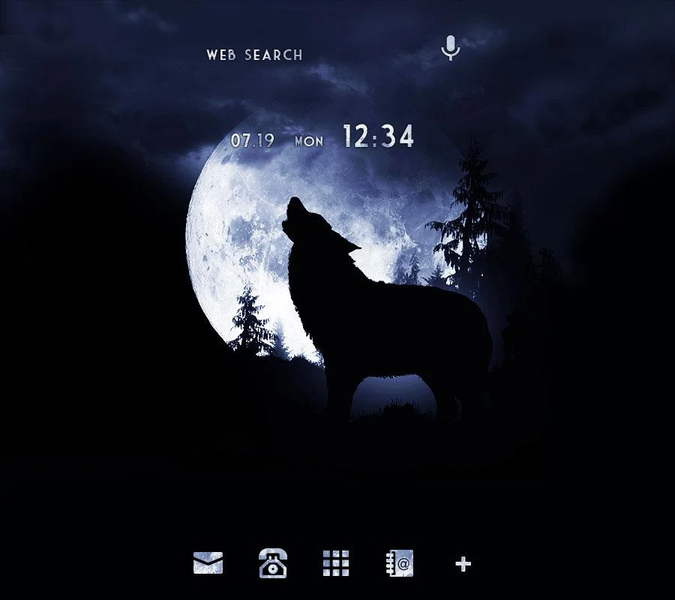 Moonlight Wolf Wallpaper - عکس برنامه موبایلی اندروید