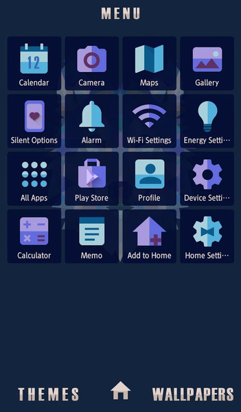 Triangle Wolf Theme +HOME - Image screenshot of android app