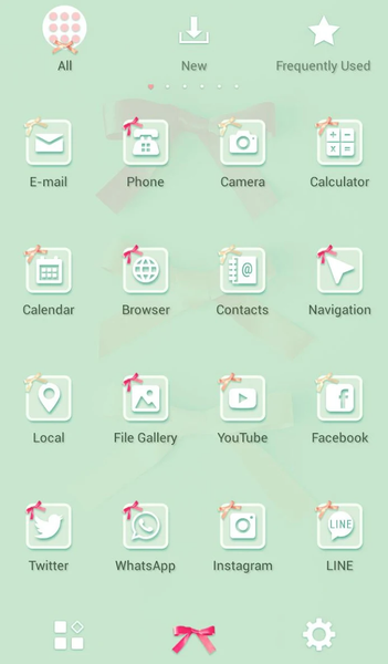 Triple Ribbon Theme - Image screenshot of android app