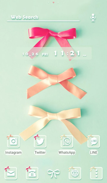 Triple Ribbon Theme - Image screenshot of android app