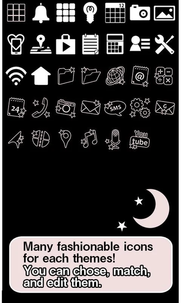 Cute Wallpaper Moonlight Cat - Image screenshot of android app