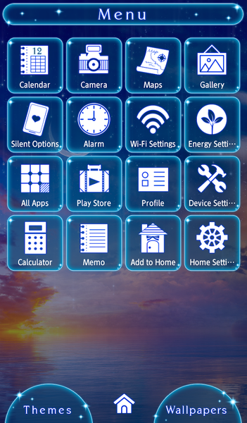 Seaside Crescent Moon - Image screenshot of android app