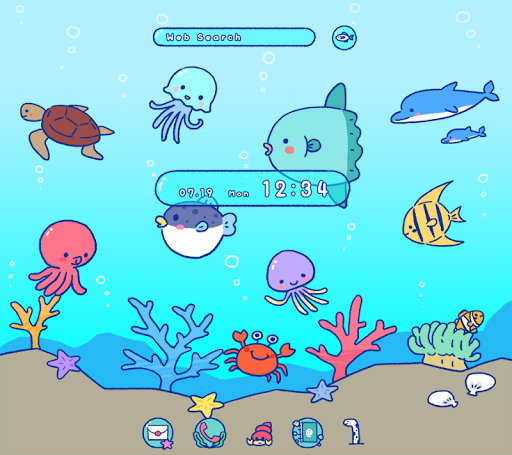 Ocean Friends Theme - عکس برنامه موبایلی اندروید