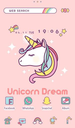 Unicorn Dream Theme - عکس برنامه موبایلی اندروید