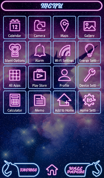Unicorn Sparkle Theme - Image screenshot of android app