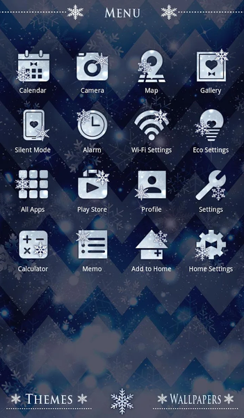 Cool wallpaper-Winter Pattern- - Image screenshot of android app