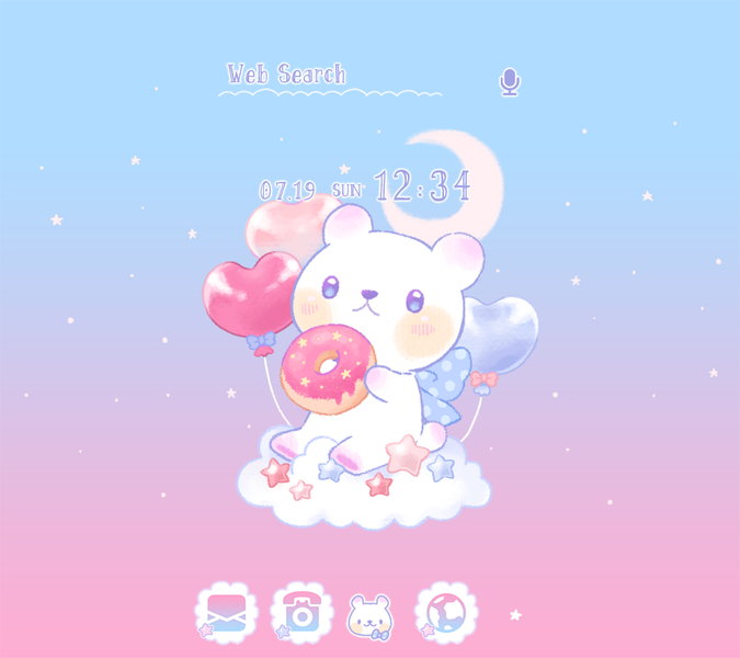 Dreamy  Lil Bears Theme +HOME - Image screenshot of android app