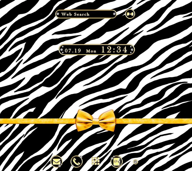 Zebra Ribbon Wallpaper - عکس برنامه موبایلی اندروید
